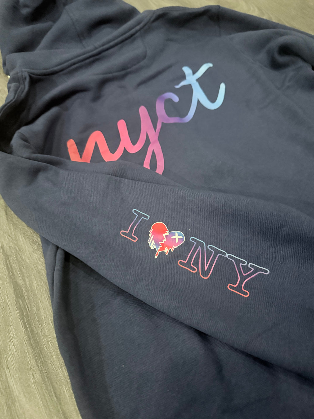 Ladies’ NYCT Gradient Zip Hoodie