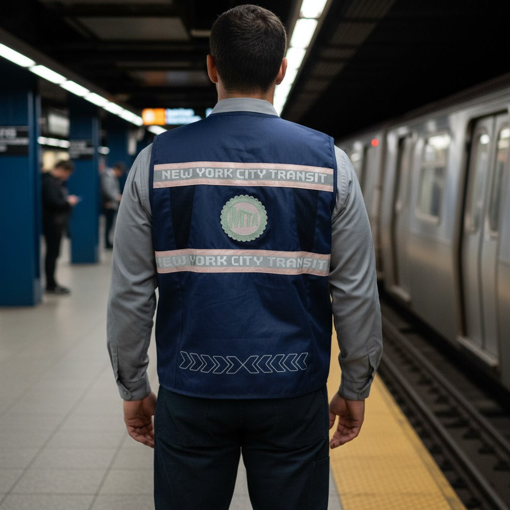 High Visibility Custom New York City Transit Safety Vest