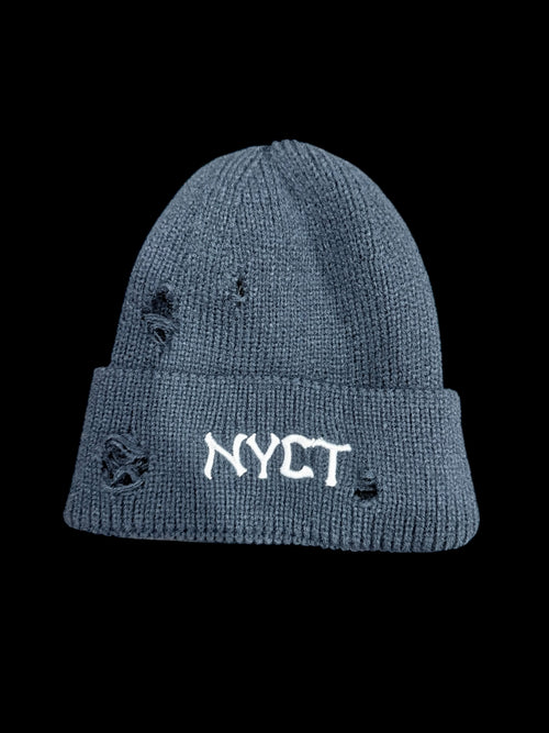 Distressed NYCT Beanie
