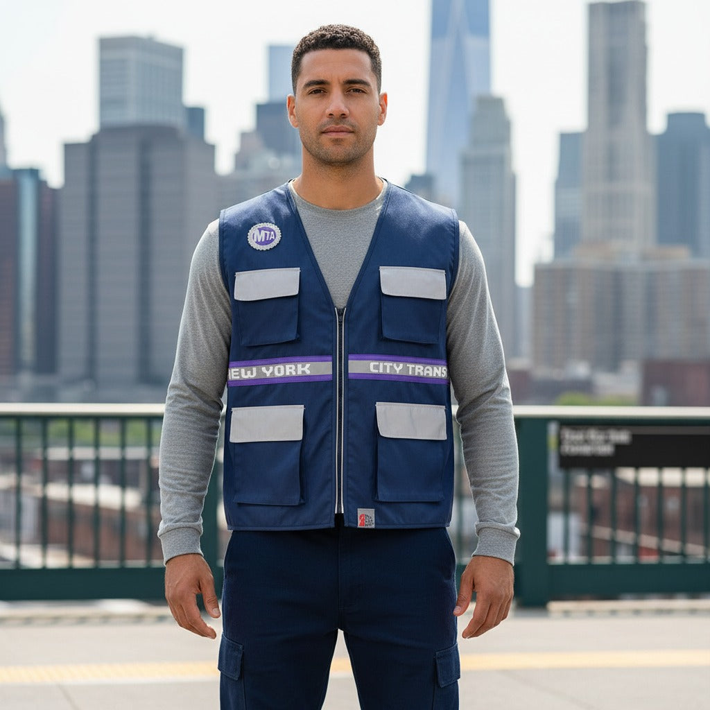 High Visibility Custom New York City Transit Safety Vest