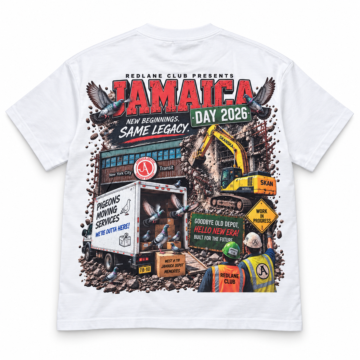 JAMAICA DEPOT END OF A ERA COLLECTORS TEE