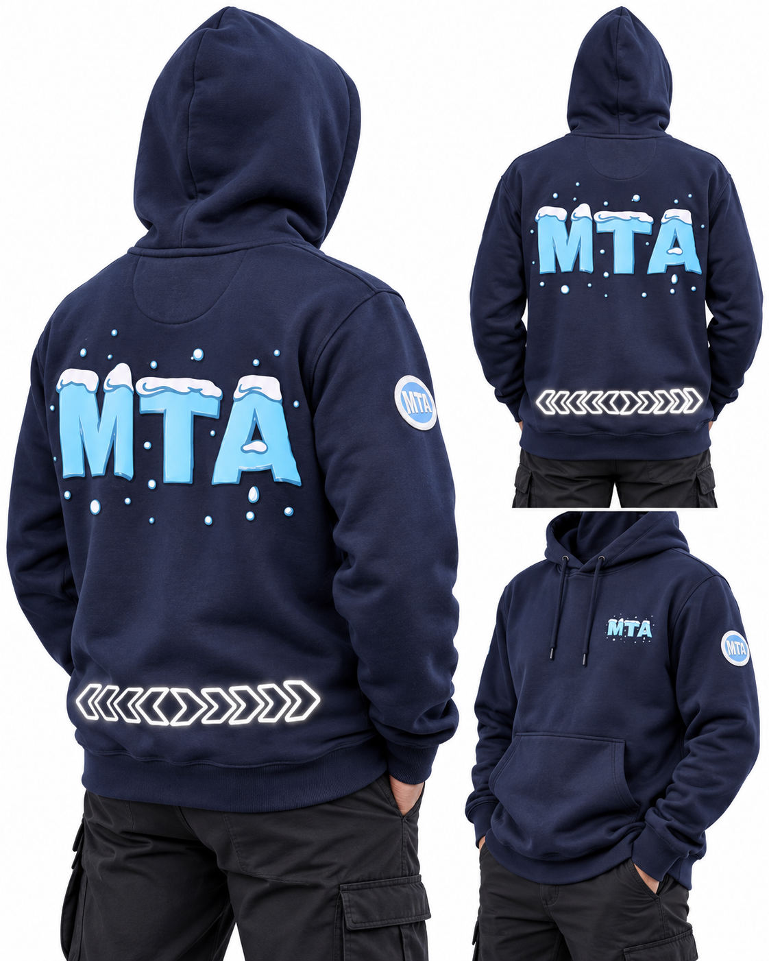 RLC  3D Puff Snow Hoodie