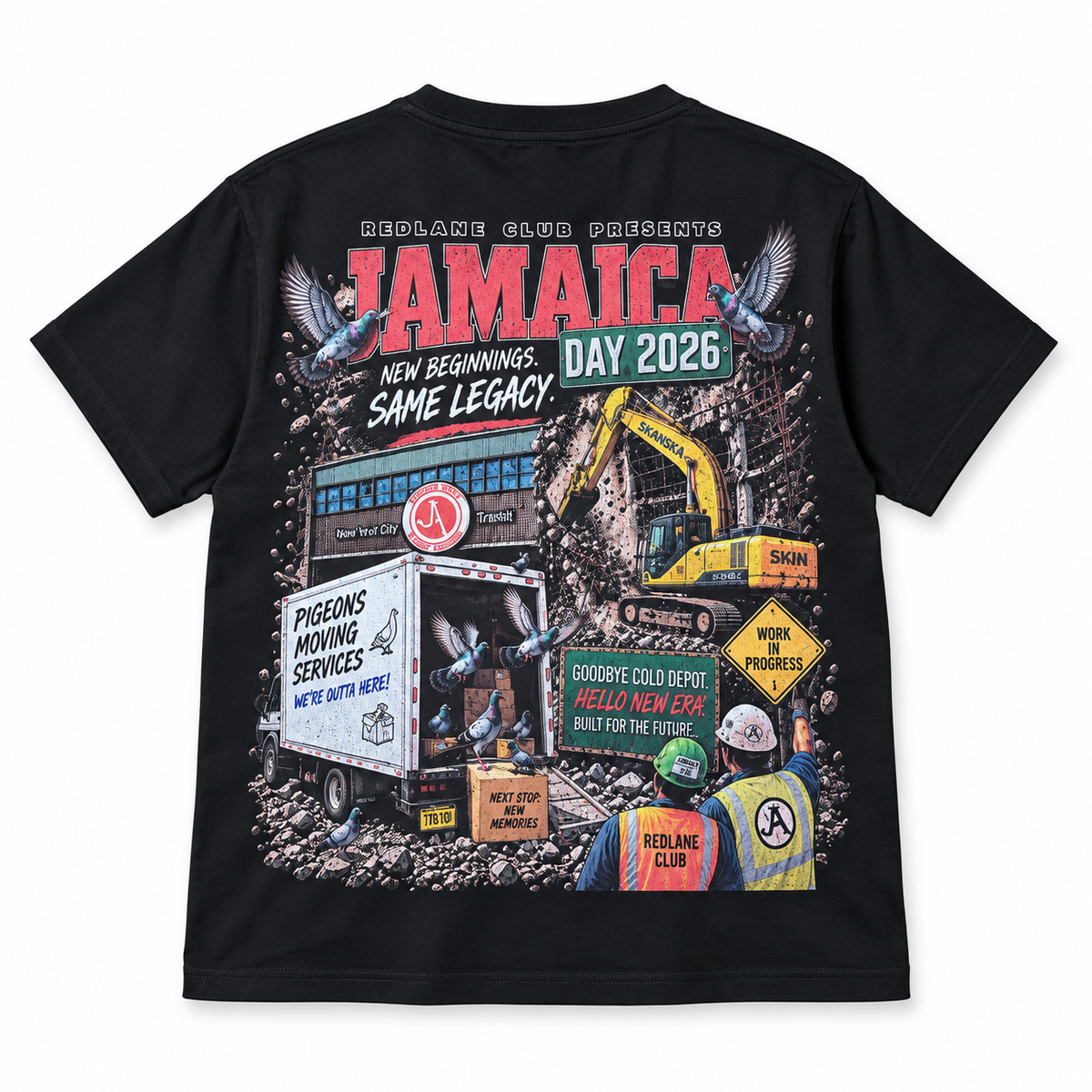 JAMAICA DEPOT END OF A ERA COLLECTORS TEE