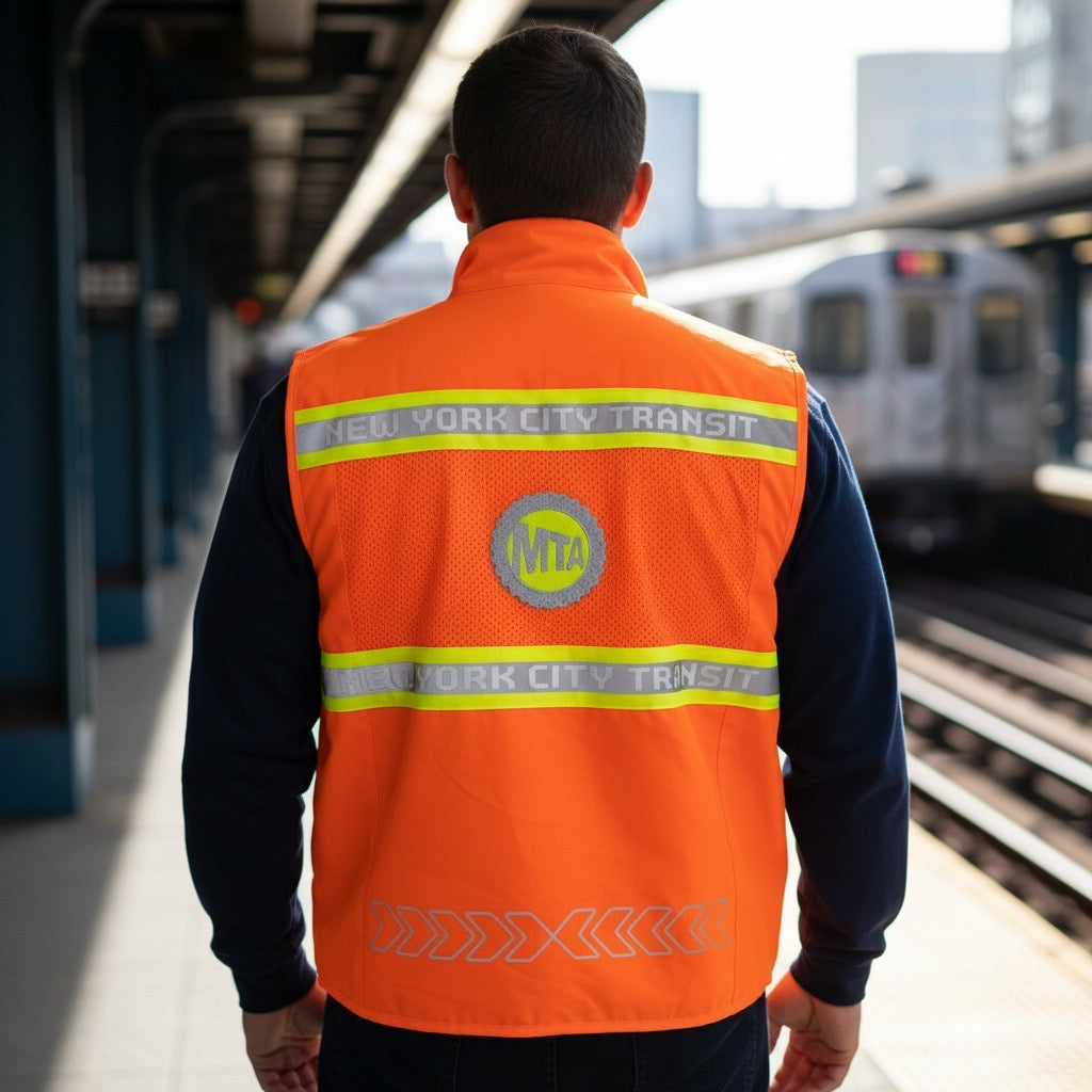 High Visibility Custom New York City Transit Safety Vest