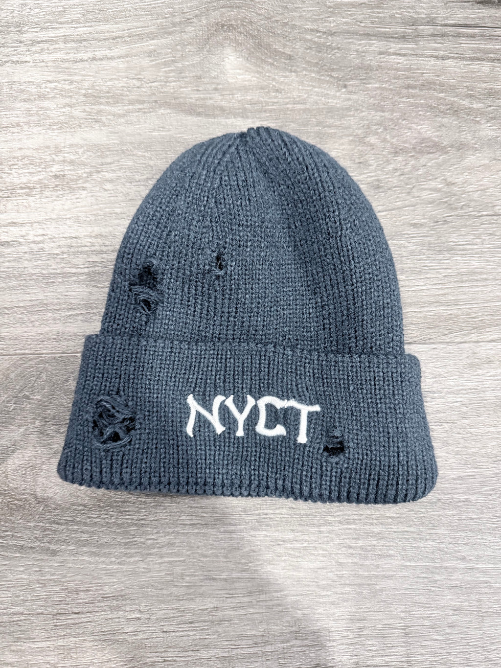 Distressed NYCT Beanie