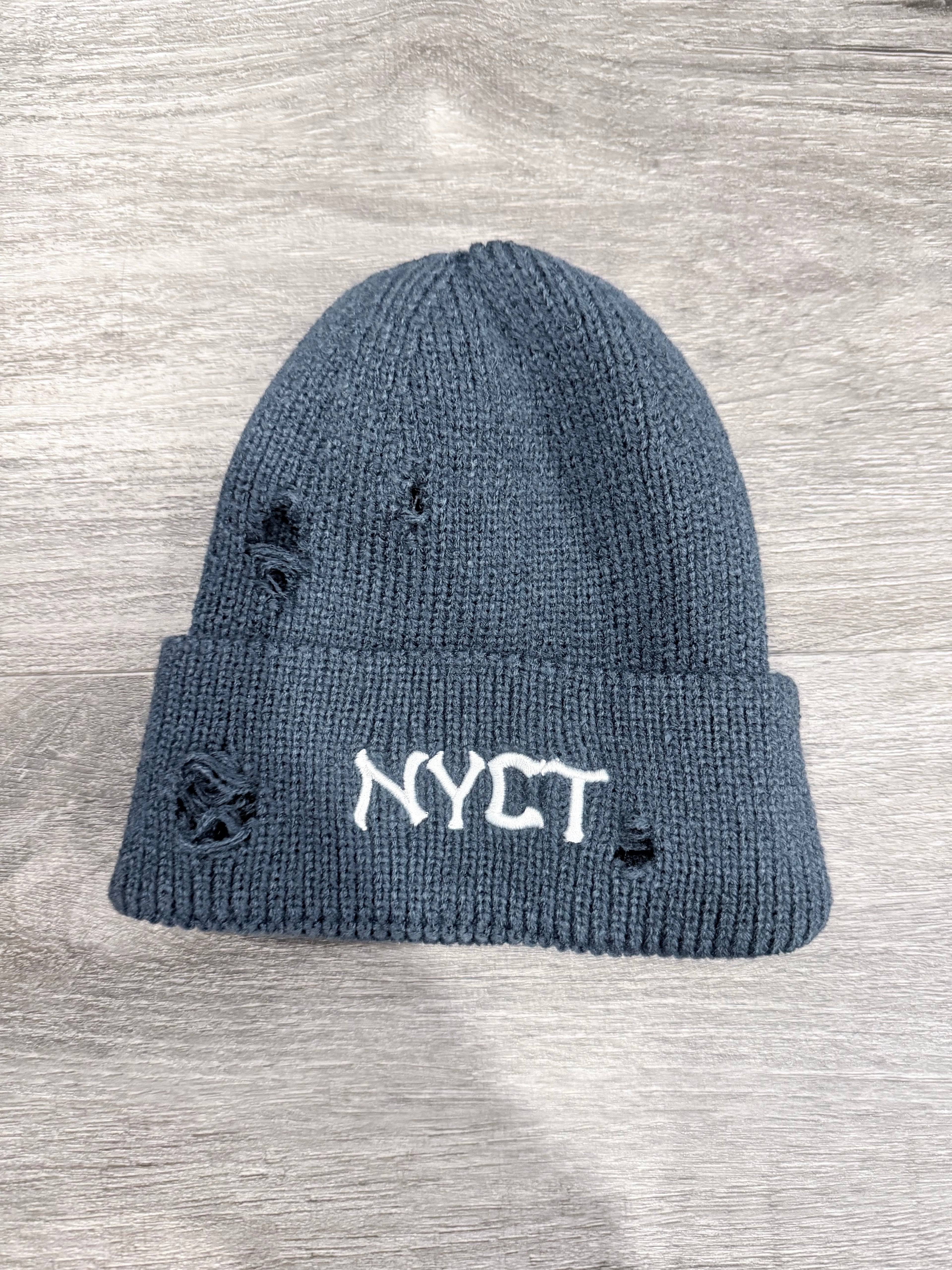 Distressed NYCT Beanie
