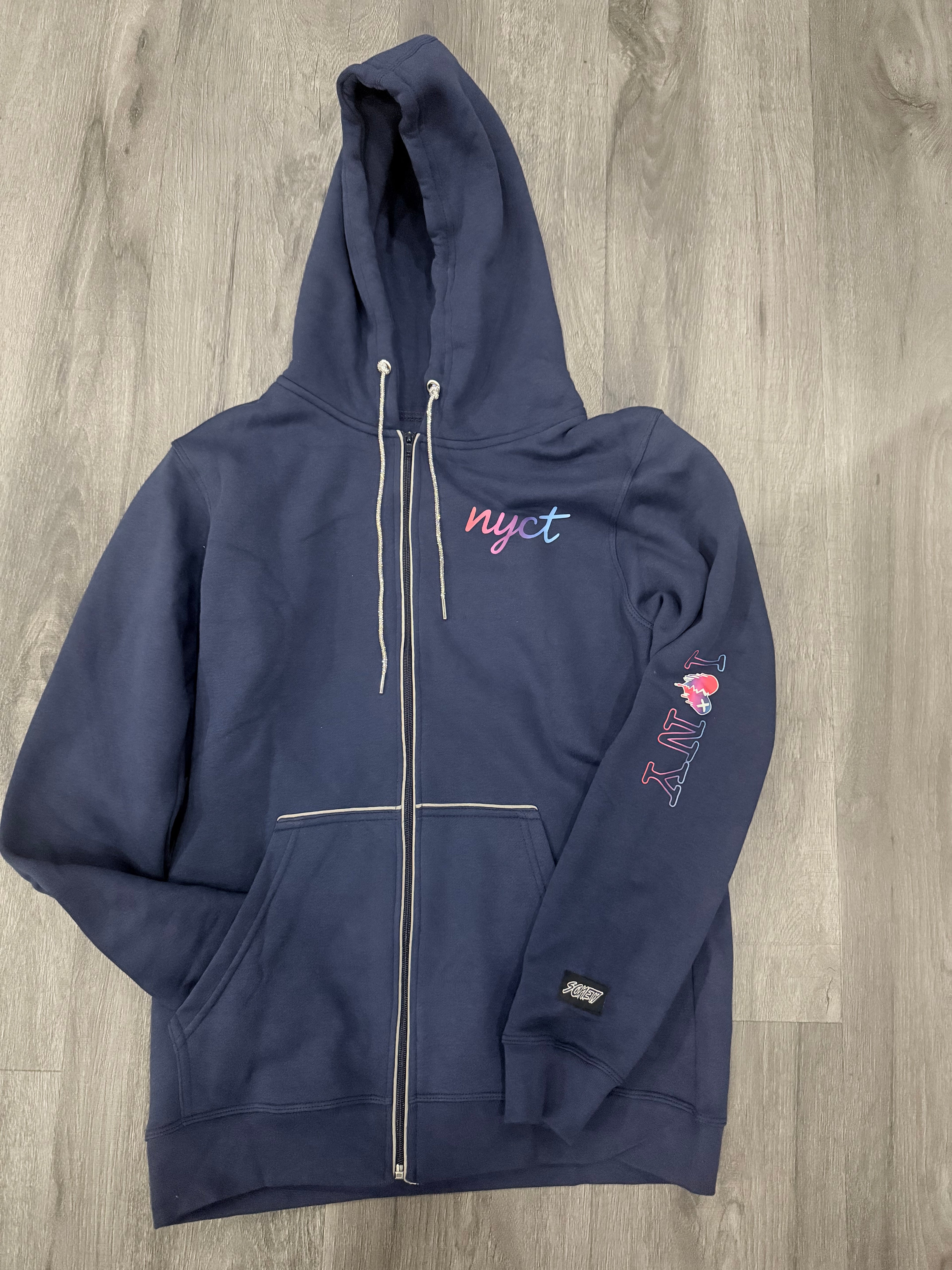 Ladies’ NYCT Gradient Zip Hoodie