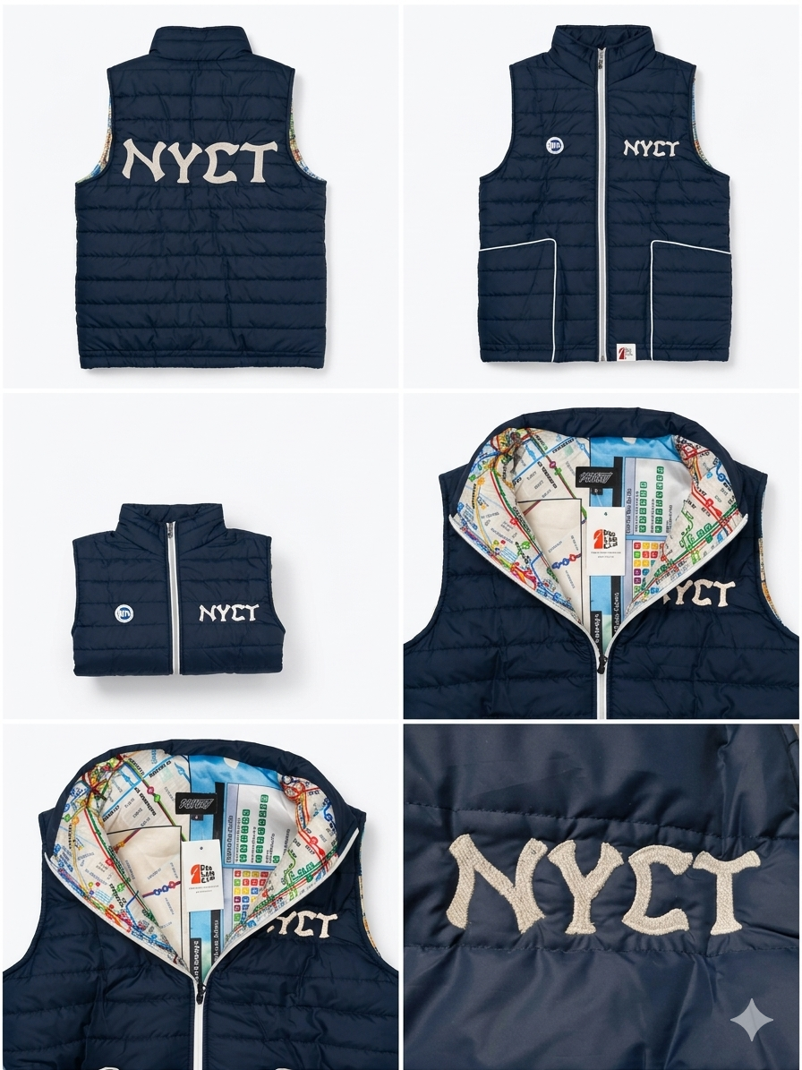 NYCT PUFFER VEST